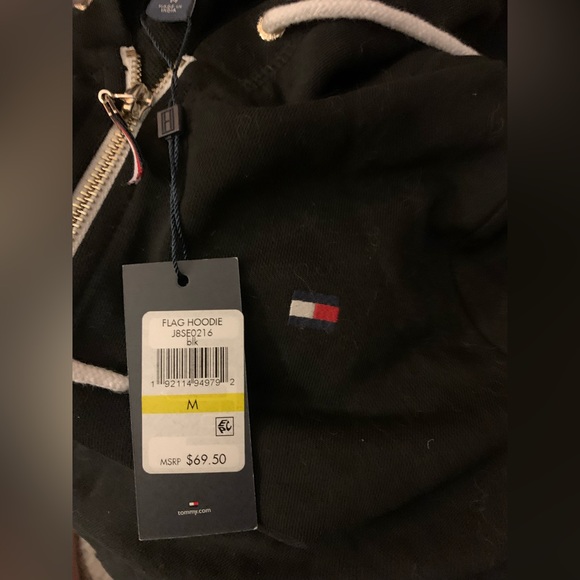 ….Tommy Hilfiger French Terry Hoodie M - Picture 10 of 11